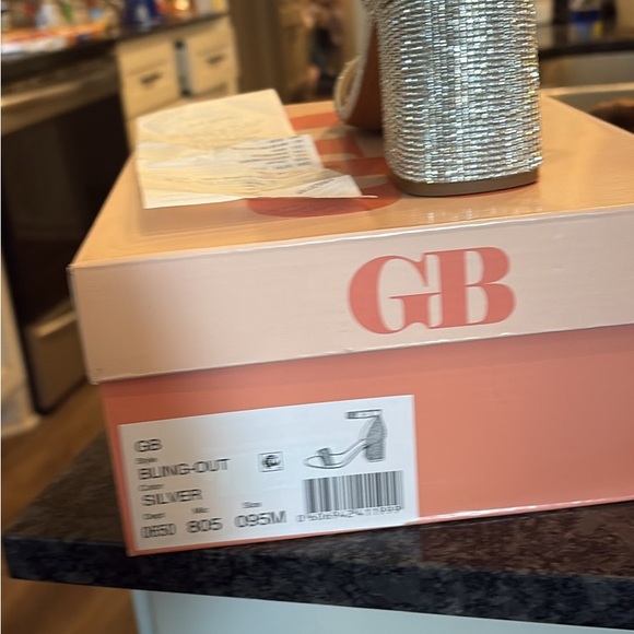 Brand New Gb silver sparkling heels - Picture 4 of 4